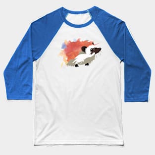 Watercolour Hedgehog Baseball T-Shirt